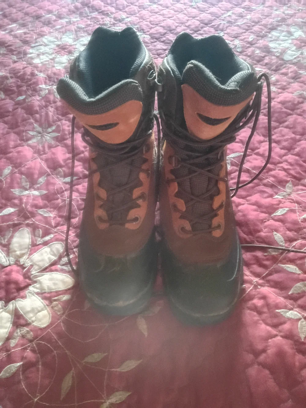 LaCrosse Brown and Black Men's Waterproof Work Boots